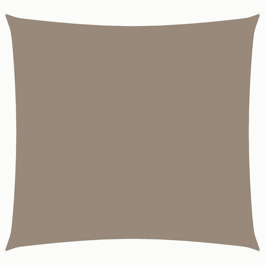 Vidaxl Toldo De Vela Cuadrado Tela Oxford Gris Taupe 2x2 M_0