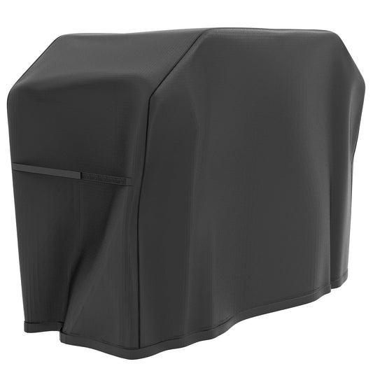 Outsunny Funda Para Barbacoa Rectangular Con Cordón 124x61x91 Cm Negro_0