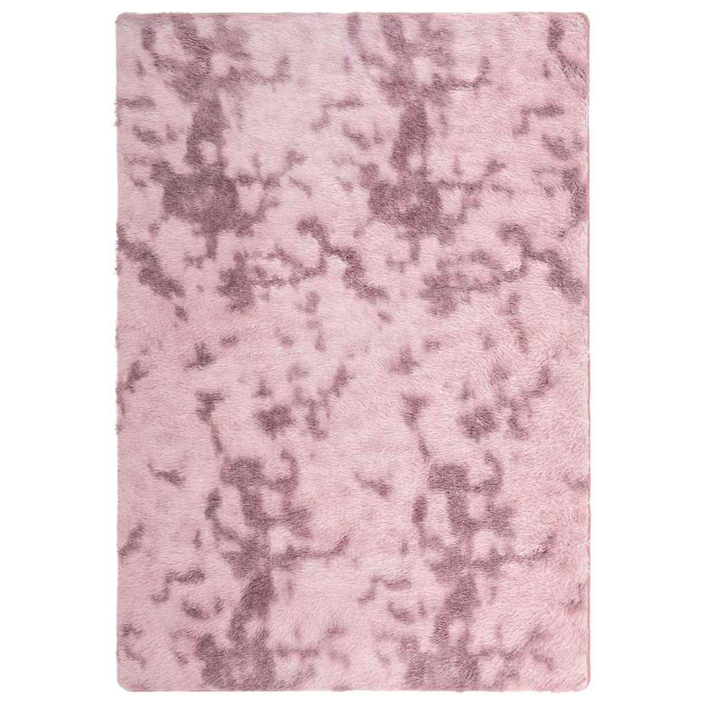 Vidaxl Alfombra De Pelo Largo Navarra Rosa Polvoriento 160x230 Cm_0