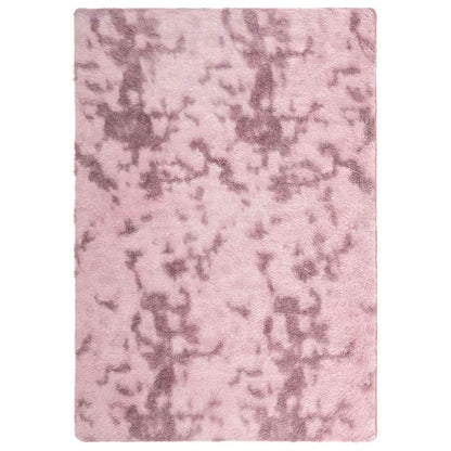 Vidaxl Alfombra De Pelo Largo Navarra Rosa Polvoriento 160x230 Cm_0