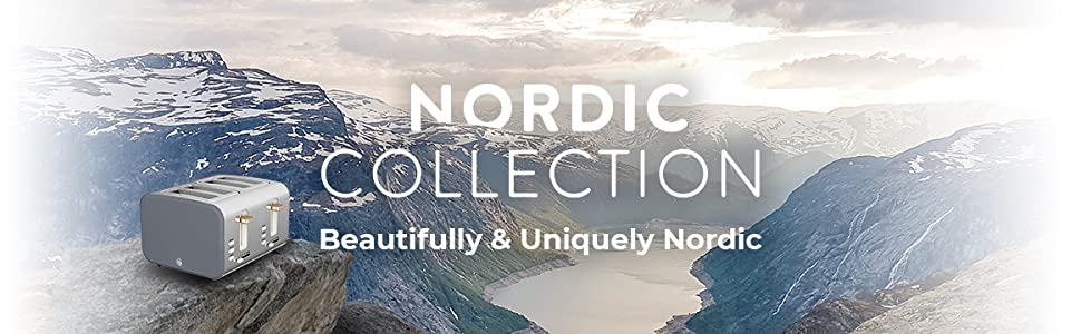 Tostadora Nordic Pan Ranura Ancha 4 Rebanadas, 3 Funciones, 6 Niveles, Diseño Moderno Swan St14620 Verde