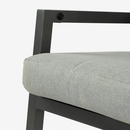 Conjunto Relax Reclinables, Mesa Regulable, Aluminio, Color Antracita, Mesa:140x80x29/64cm Sillón:66x83x104 Cm Sofá:126x82x112 Cm Alto_5