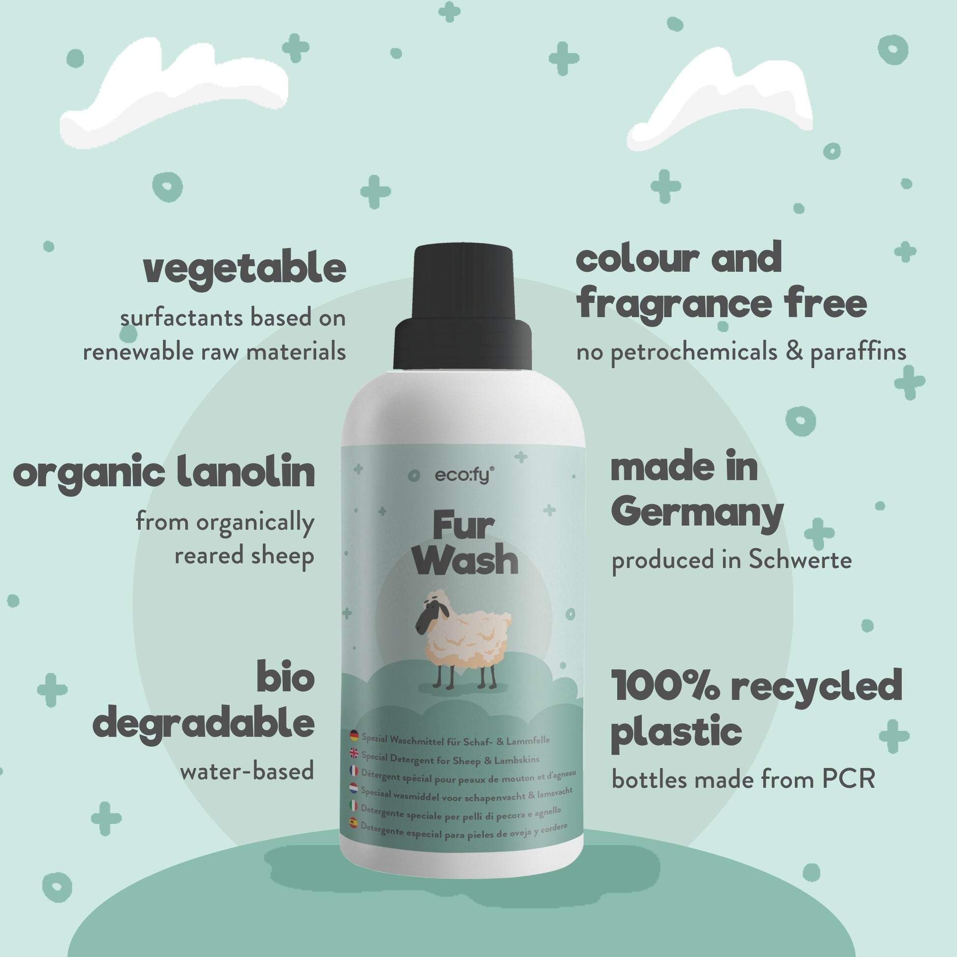 Detergente Especial Para Pieles De Oveja Y Cordero - Eco:fy - 500 Ml_2