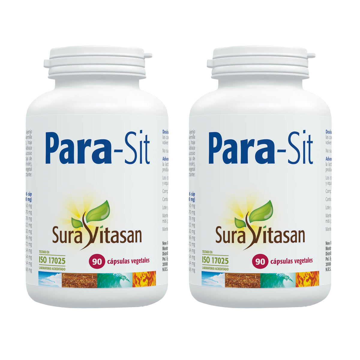 Pack 2x Para-Sit, Sura Vitasan, 90 cápsulas