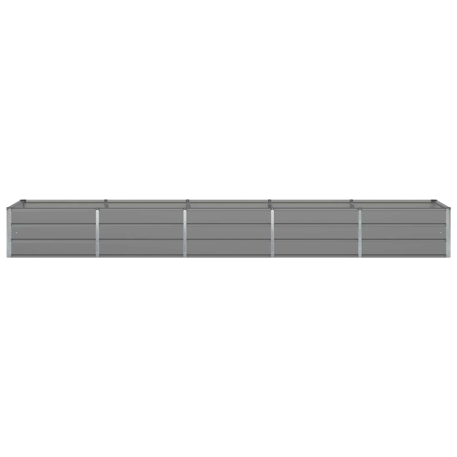 Jardinera Gris Claro 400 X 80 X 45 Cm Acero_2