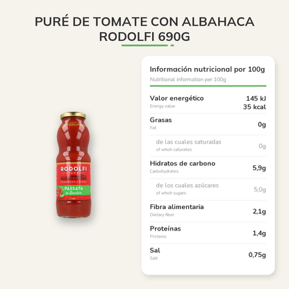 Información nutricional