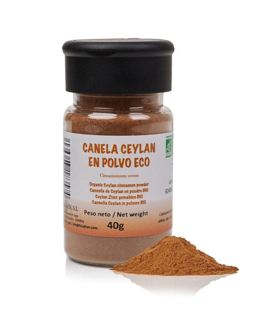 Canela Ceylan En Polvo Ecológica | Calidad | Frisafran 40 G_0