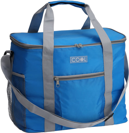 Well Home Bolsa Nevera De Poliéster Ripstop De 20 Litros En Azul Brillante 34x20x29cm_0