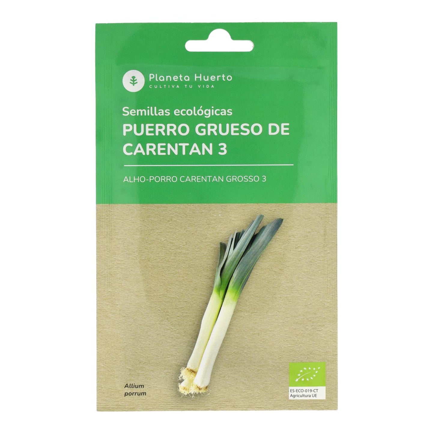 Semillas de Puerro grueso de Carentan ecológicas Planeta Huerto