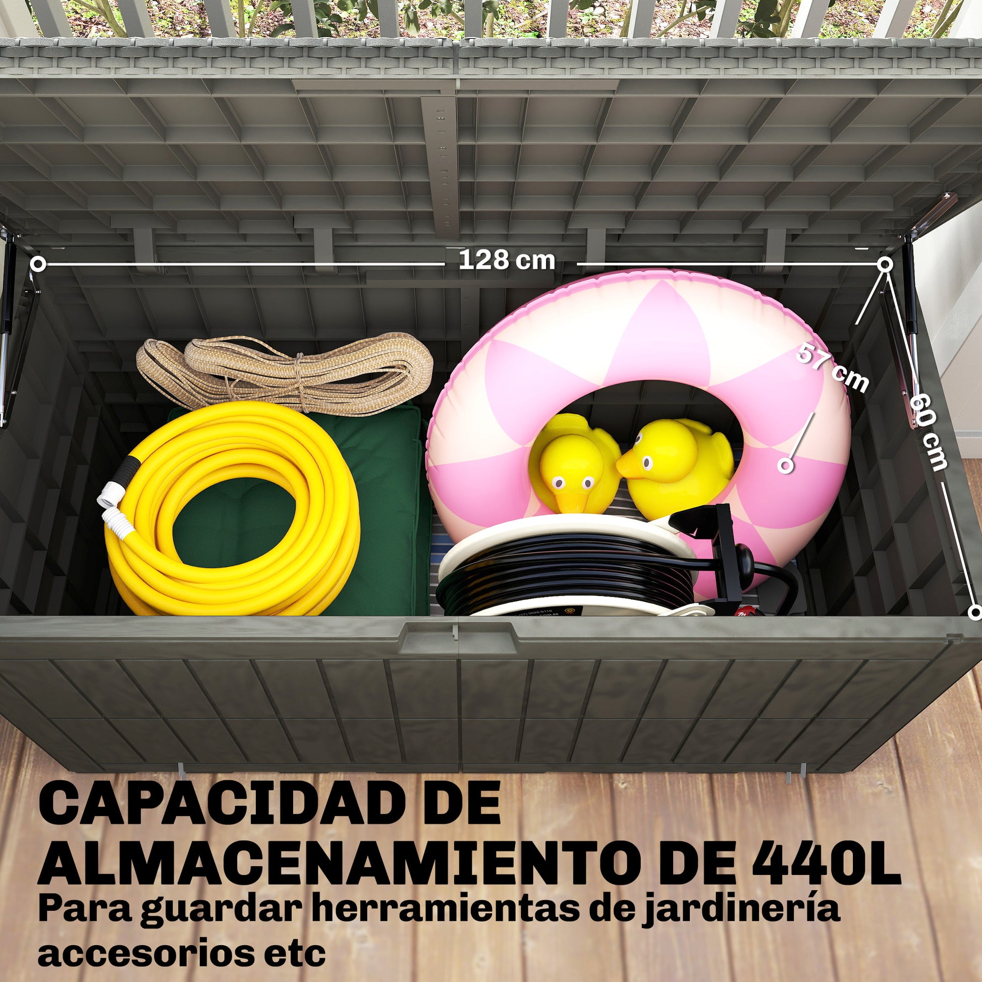 Outsunny Arcón Exterior Capacidad 440l_4