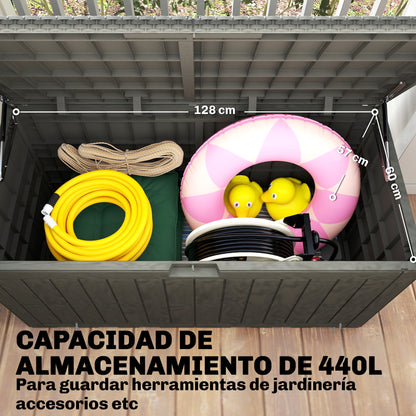 Outsunny Arcón Exterior Capacidad 440l_4