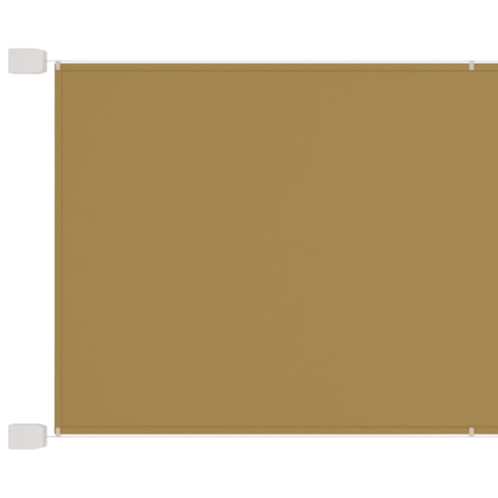Vidaxl Toldo Vertical Beige 60x360 Cm Tela Oxford_0