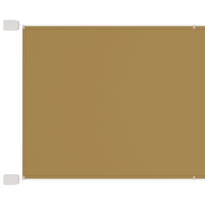Vidaxl Toldo Vertical Beige 60x360 Cm Tela Oxford_0