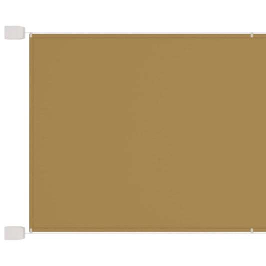 Vidaxl Toldo Vertical Beige 60x360 Cm Tela Oxford_0