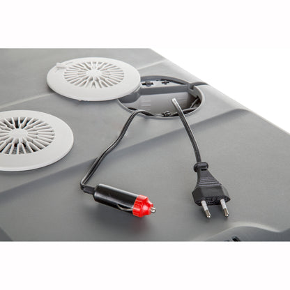 Nevera Portátil Eléctrica De Viaje, Coche, Camping, 40 L, Conexión 12v Y 220v, Enfría Y Calienta, Briebe, Cf1155, Gris