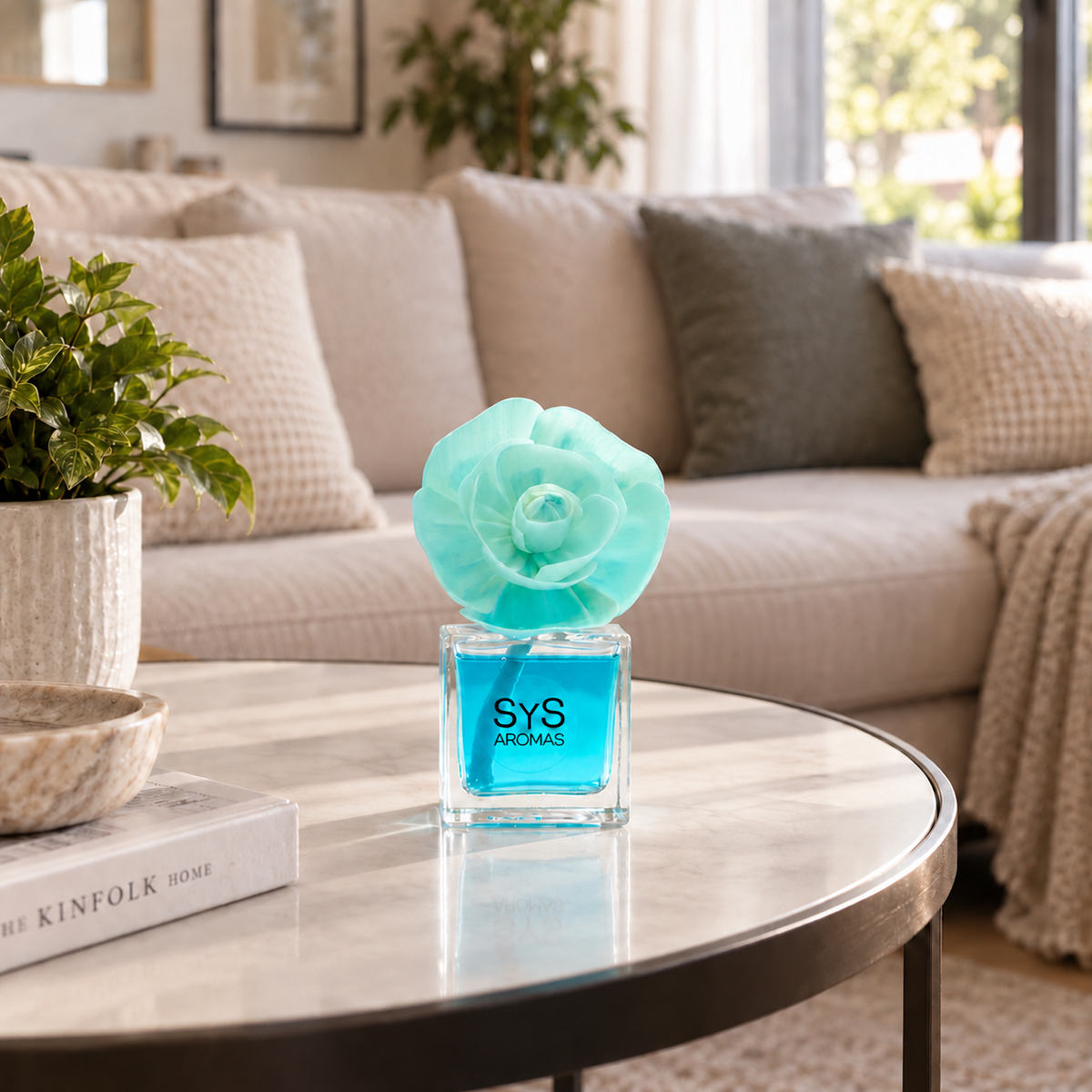 Ambientador Difusor Flor Aire Fresco SYS Aromas 90 ml | Aroma Fresco y Mediterráneo | Decorativo_5