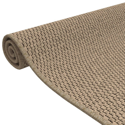 Vidaxl Alfombra De Pasillo Con Aspecto De Sisal Color Arena 50x150 Cm_4
