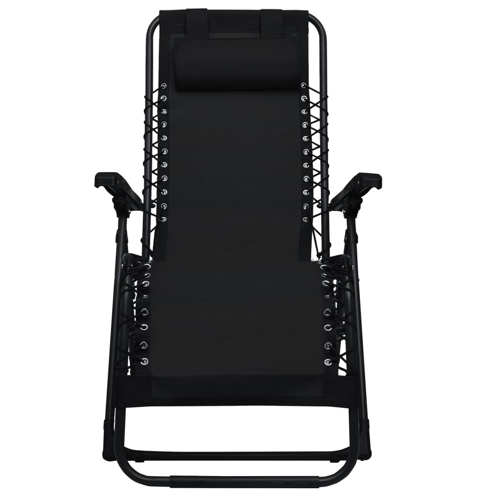 Sillas Plegables 2 Unidades Textilene Negro_2