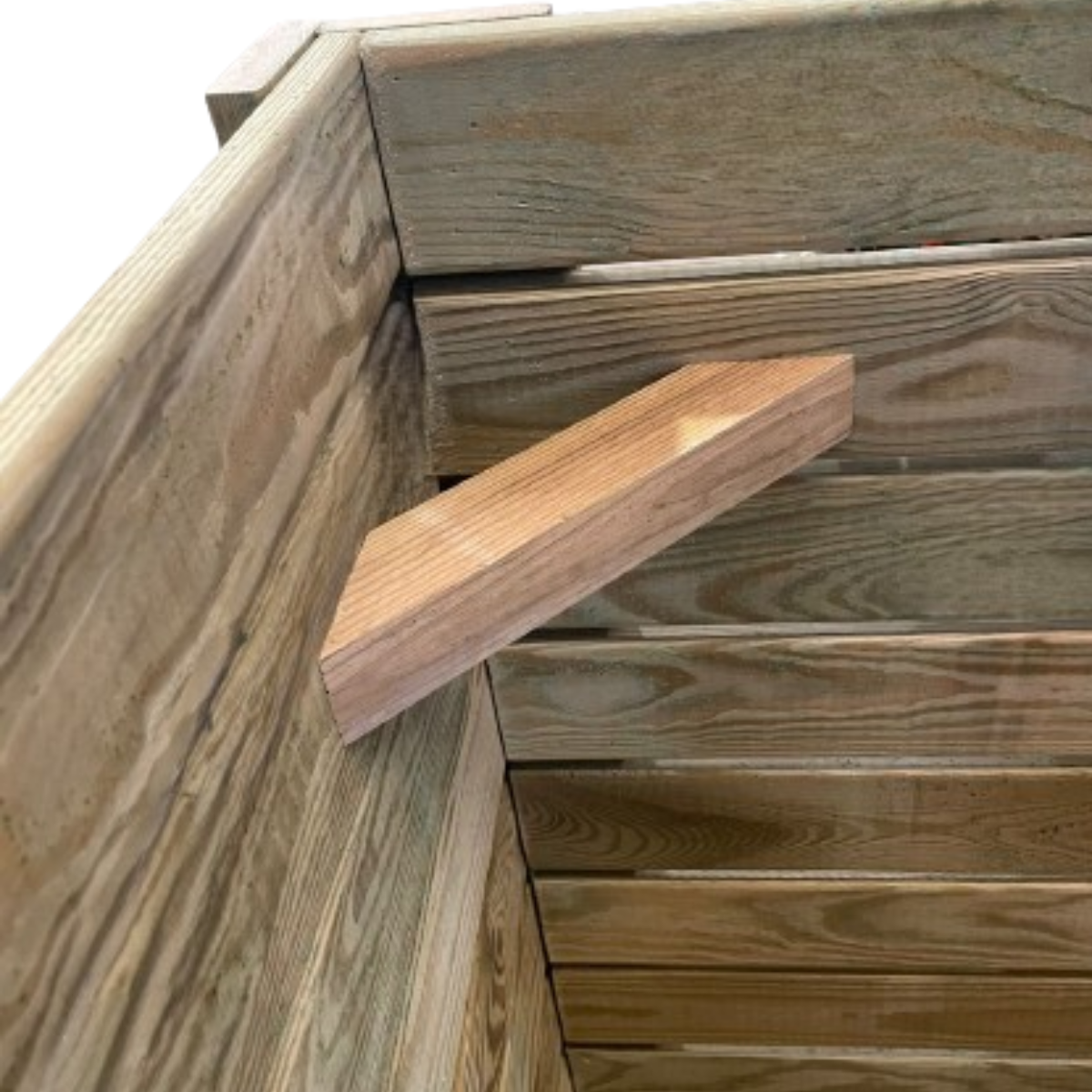 Macetero De Madera Eko Xxl Vidahuerto Para Árboles Y Plantas Grandes 80x80x80 Cm.