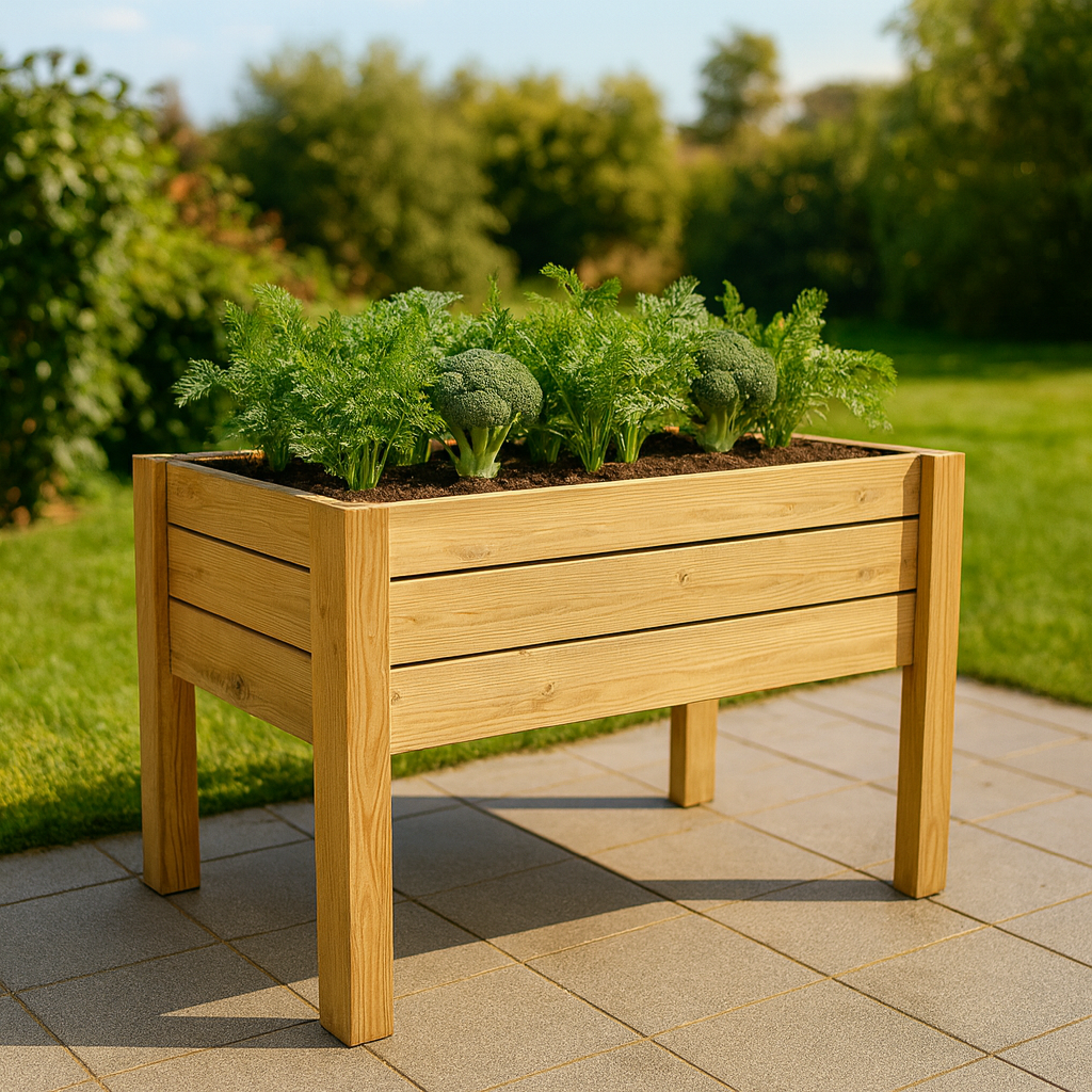 Mesa De Cultivo Bora Profunda 30cm Vidahuerto 120x80x80 Cm._3