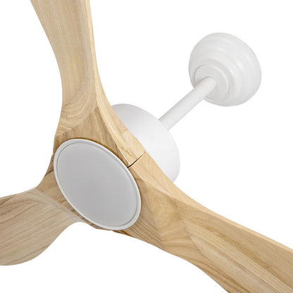 Ventilador Dc Segre 24w Blanco 3 Aspas Haya 6vel. 107d 2424lm 3000k-6500k C/remoto, Timer, Reg. Intensidad, Mem._1