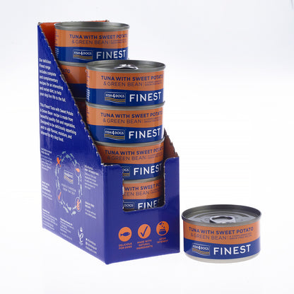 Fish4dogs Comida Húmeda Para Perro – Pescado, Judía Verde Y Boniato 85 G (pack De 12)_0