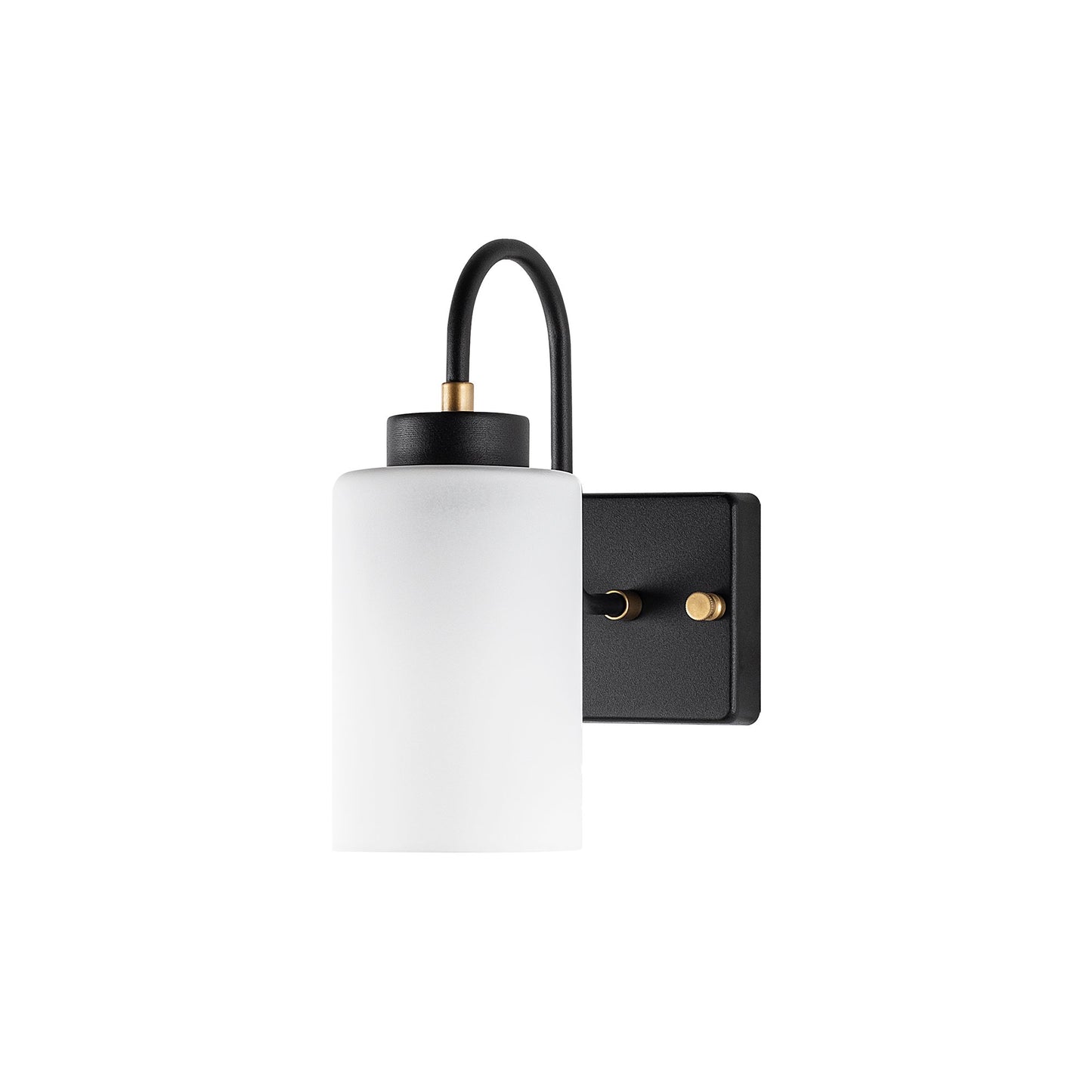 Aplique De Pared, Metal , Negro, 10x23x24, Casquillo E27 Max 40 W_0
