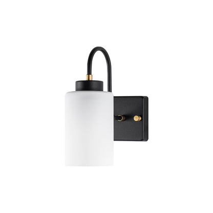 Aplique De Pared, Metal , Negro, 10x23x24, Casquillo E27 Max 40 W_0