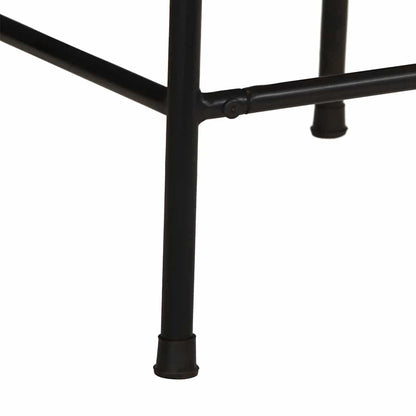 Taburetes De Barra 4 Uds 46x35,5x80 Cm Madera Maciza De Mango_5