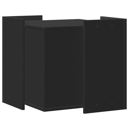 Vidaxl Mueble Arenero Para Gatos Madera Ingeniería Negro 53x53x51 Cm_5