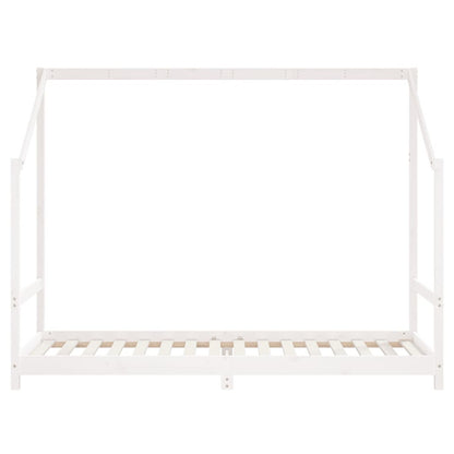 Vidaxl Estructura De Cama Para Niños Madera Pino Blanco 2x(90x200) Cm_5