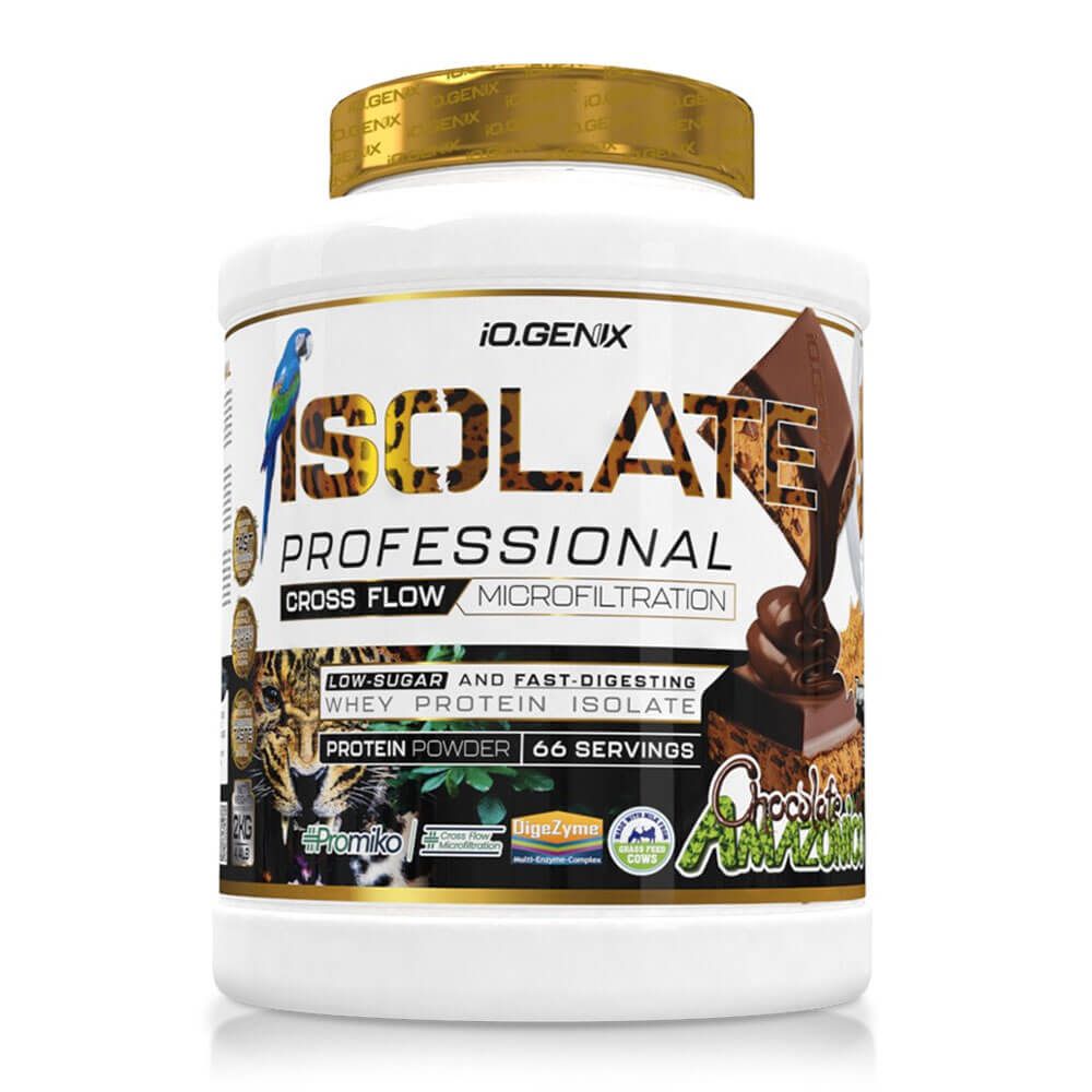 Isolate Profesional - 2kg - Chocolate Amazonico - Proteína De Aislado De Suero Isolate - Io.genix_0