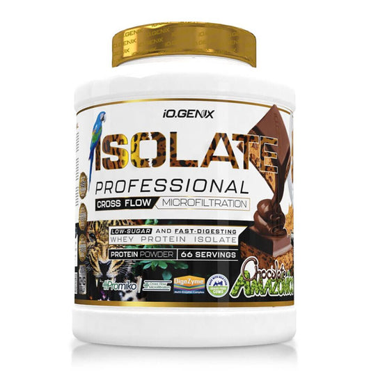 Isolate Profesional - 2kg - Chocolate Amazonico - Proteína De Aislado De Suero Isolate - Io.genix_0