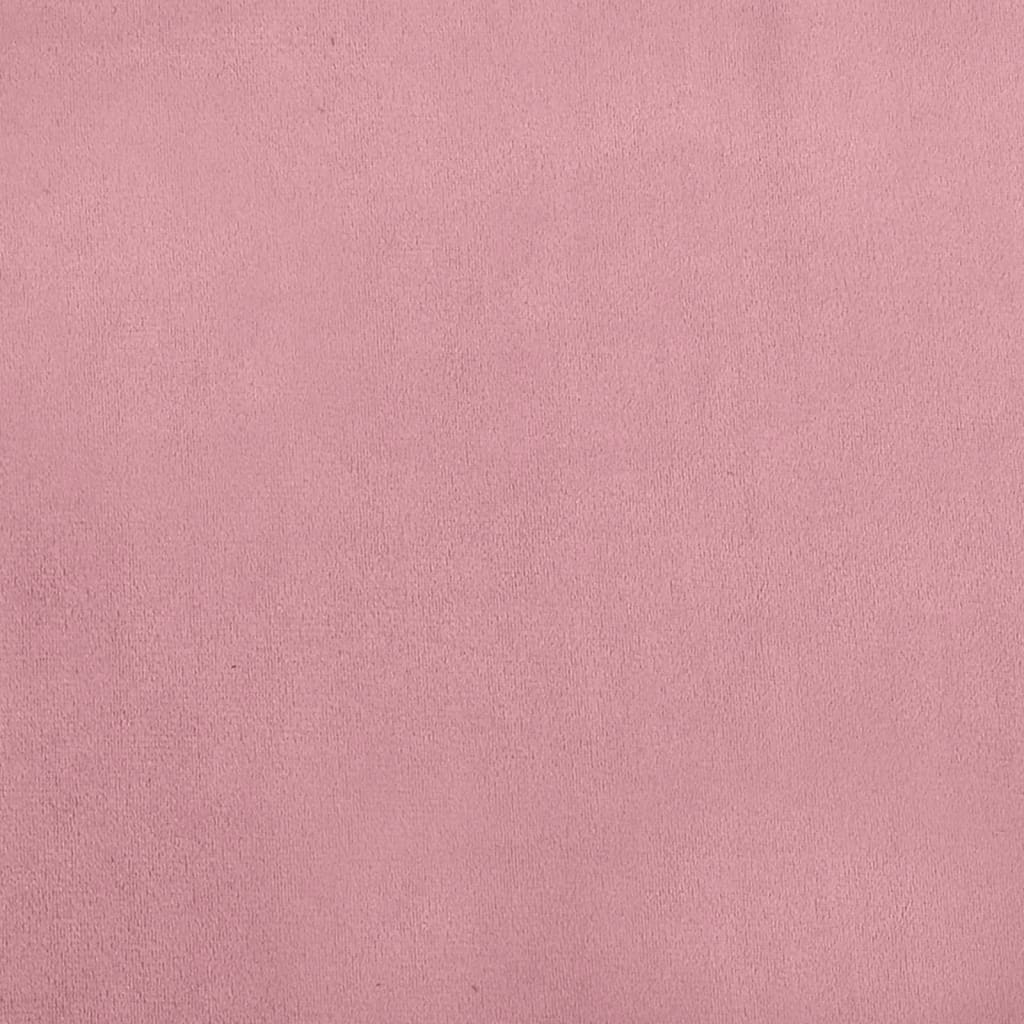 Cama Para Perros De Terciopelo Rosa 70x48x22 Cm / Vetonek_1