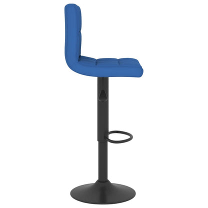 Taburete De Cocina De Tela Azul_2