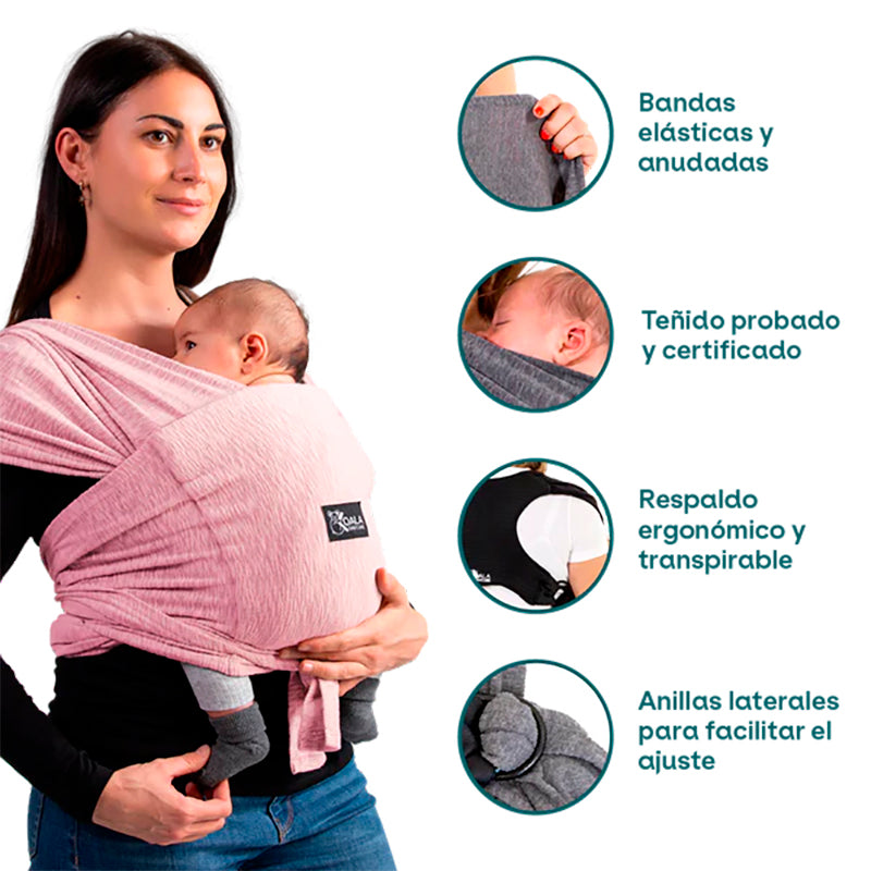Fular Portabebés Koala Cuddle Band Rosado_2
