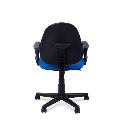 Silla De Oficina Danfer Pvc, Azul, 61 X 109 X 55cm_2