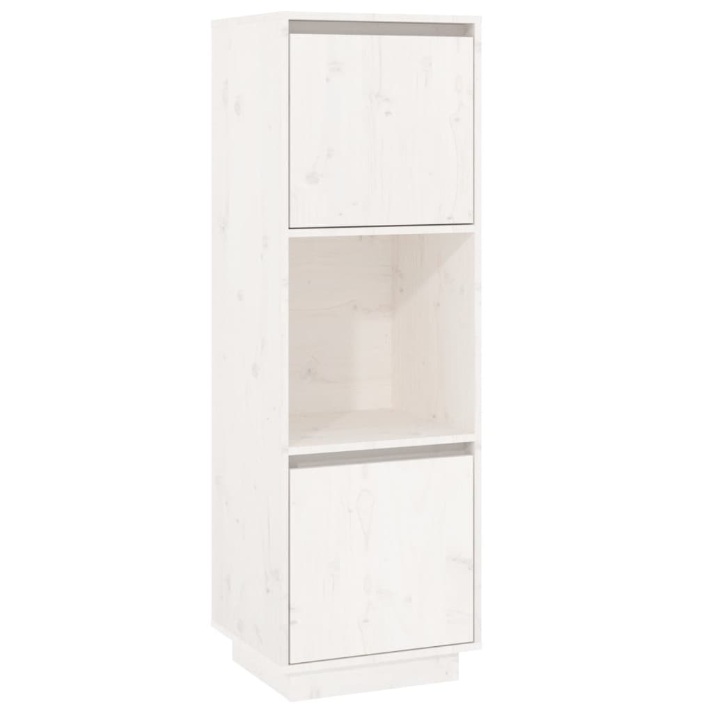 Aparador Alto De Madera Maciza De Pino Banco 38x35x117 Cm / Vetonek_3