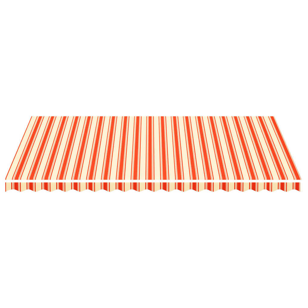 Tela De Repuesto Para Toldo Amarillo Y Naranja 5x3 M Poliéster_2