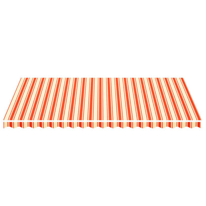 Tela De Repuesto Para Toldo Amarillo Y Naranja 5x3 M Poliéster_2