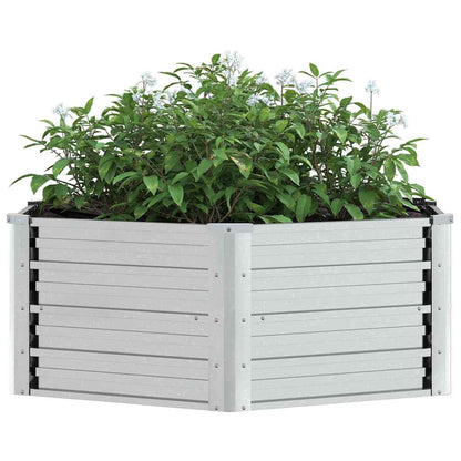 Arriate De Acero Galvanizado Plateado 129x45 Cm_3