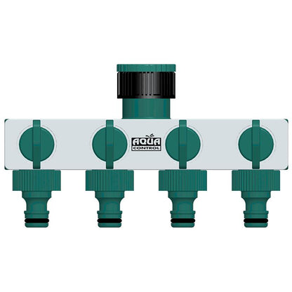 Derivación 4 Salidas Independientes PVC Aqua Control