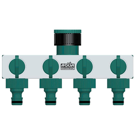 Derivación 4 Salidas Independientes PVC Aqua Control