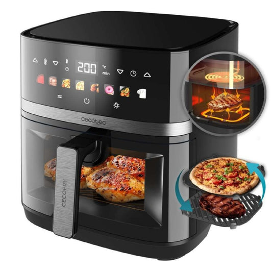 Cecotec Freidora De Aire 8l Con Doble Grill, Air Fryer, Cecofry&grill Duoheat 8000. 2200w, Dorado Perfecto Y Sabor De Pa_0