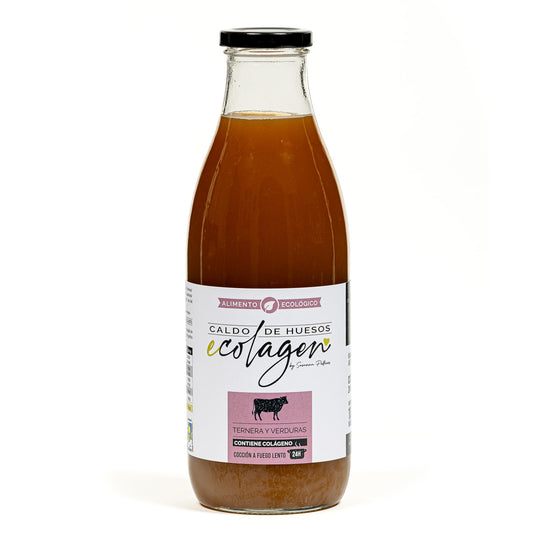 Caldo Huesos de Ternera con verduras ecológico Ecolagen 1L