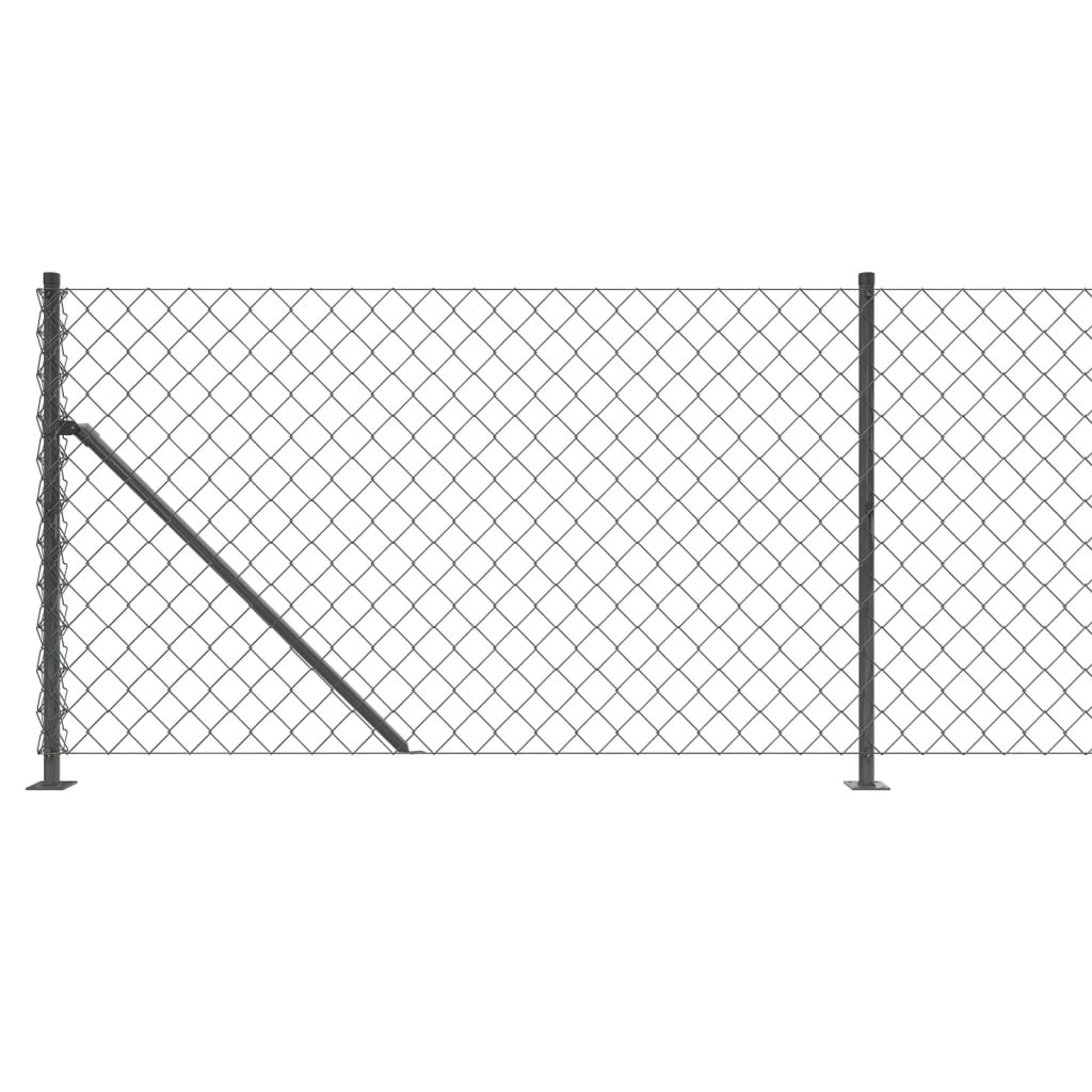 Cerca De Alambre Con Brida Gris Antracita 1x10 M / Vetonek_1