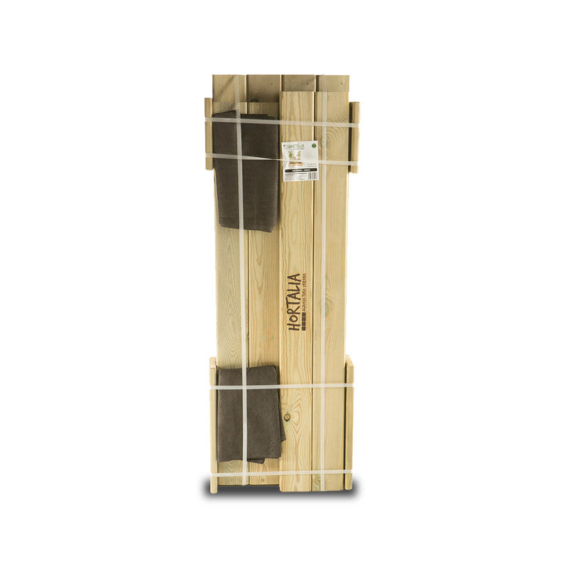 Cajón De Cultivo De Madera Tratada 120x80x40 Cm Box Stairs 120 Hortalia_4