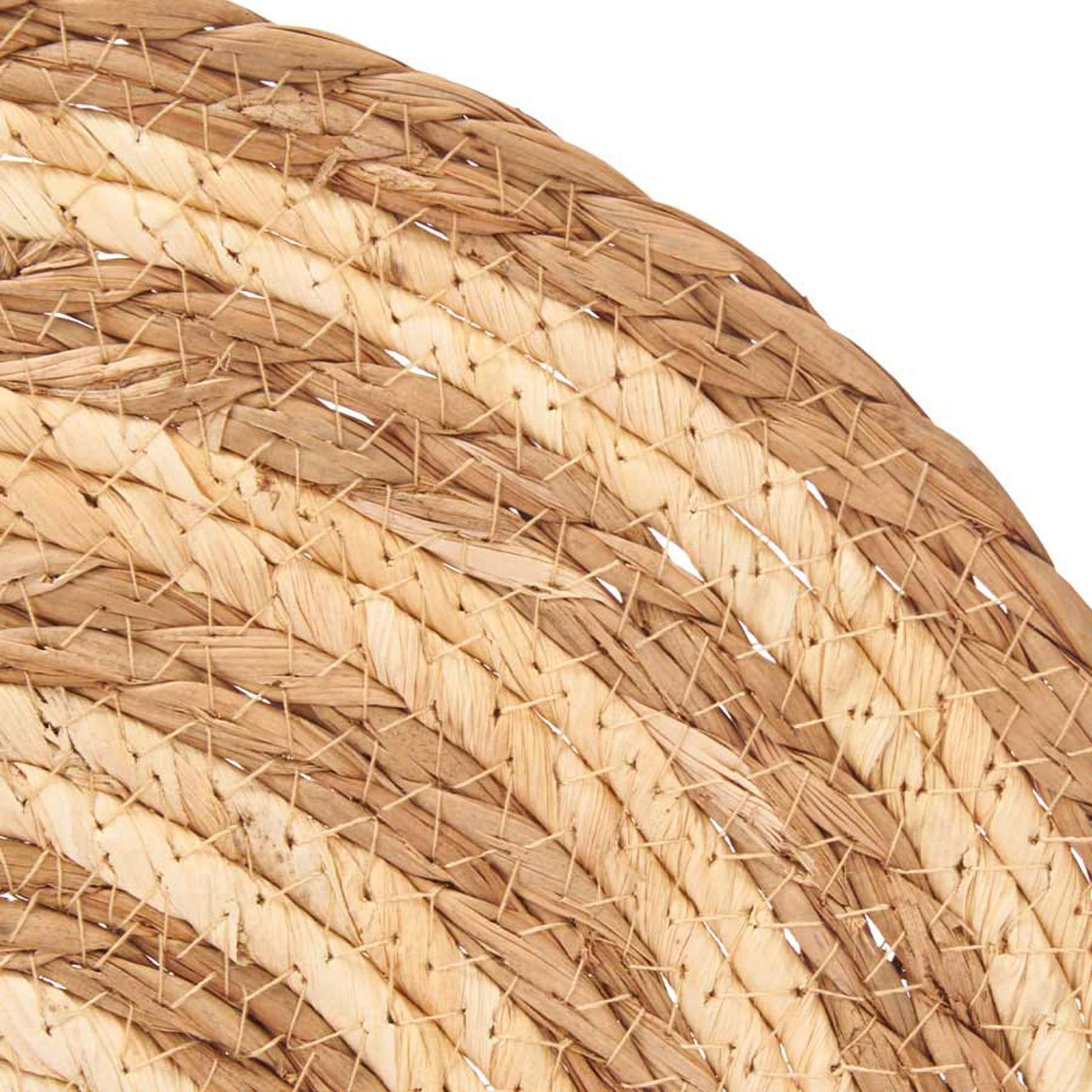 Salvamantel Esparto Bicolor 35cm Colección Kinvara