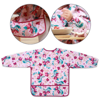 Babero Baby Con Mangas 2-4 Años Floral