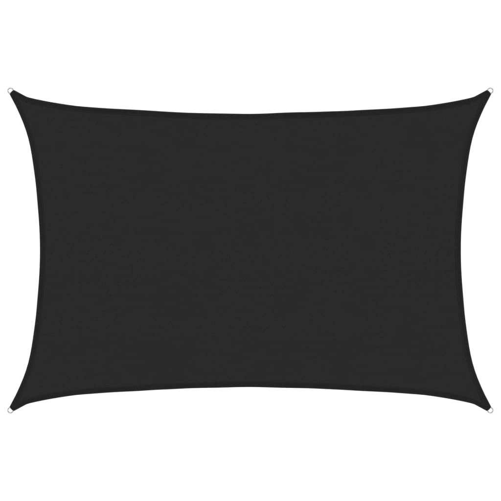 Toldo De Vela Hdpe Negro 160 G/m² 5x6 M_0